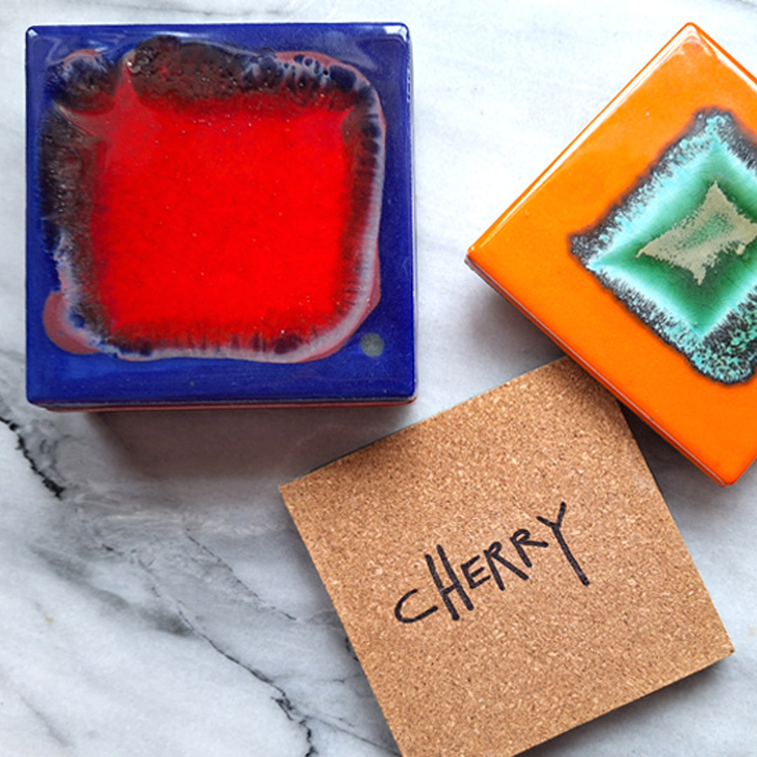 Why choose Christina Cherry's ceramic coaster sets?