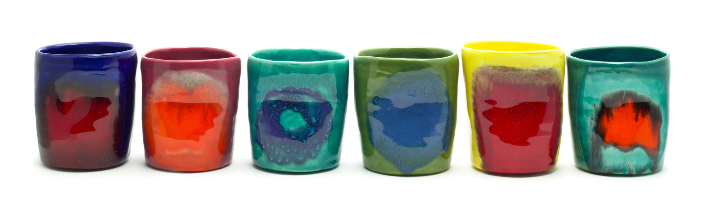 grip cups (set of 6) | multi brights