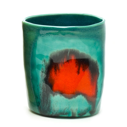 grip cup turquoise/orange | multi brights collection